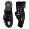 Dr. Martens Модные кожаные слипоны Adrian 3 см Унисекс Лоферы Черные 42914001