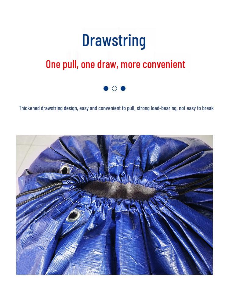 Express Transit Large Waterproof Packing Bags with Drawstrings - Durable, Wear-Resistant for Logistics and Cargo Collection