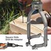 Регулируемый зажим Квадратное отверстие Сверло Фиксирующий кронштейн Пазовальная насадка Сверла для квадратных отверстий