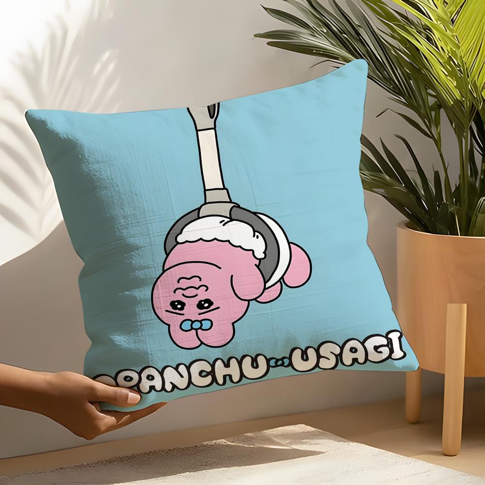Funny OopanchuS Uusagi Pillow Case Home Living Room Decoration Linen Pillow Cases Cushion Cover