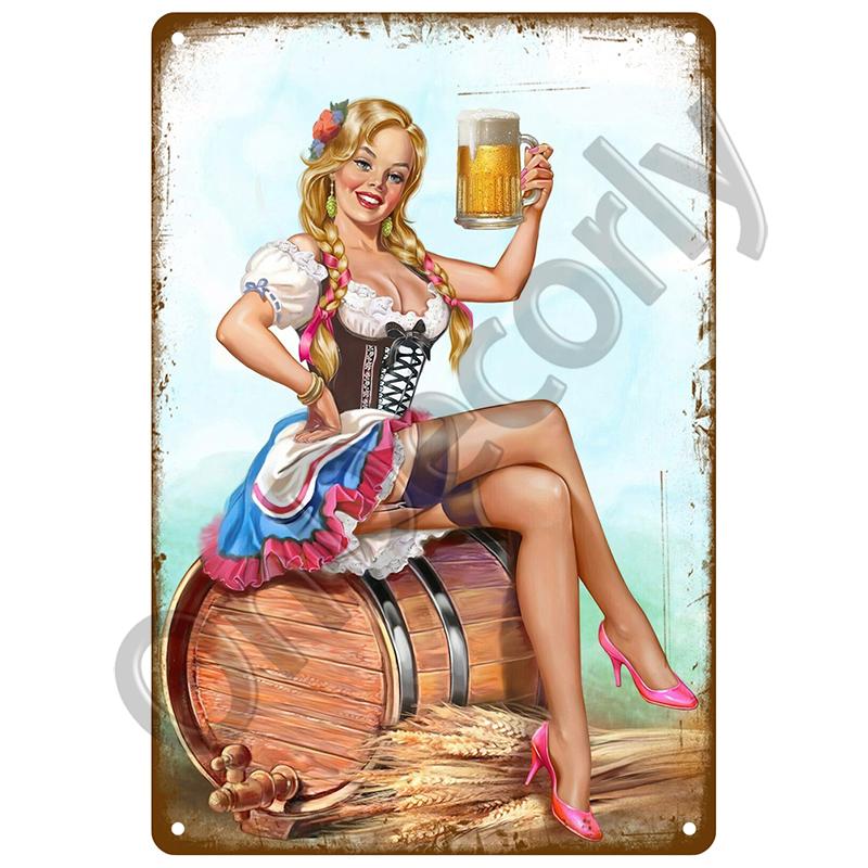 Plaque Metal Sign Plate Vintage Posters Wall Art Drink Beer Cocktail Tin Sign Decoration For Bar Pub Club Man Cave Iron Painting
