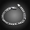 Unisex Bracelet Stainless Hollow Out Chain Solid Color Sturdy Construction Luster Punk Hip