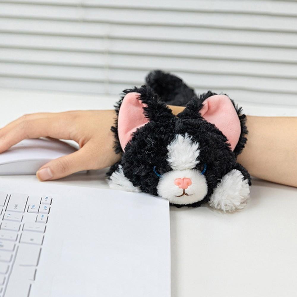 Wrist Pad Curly Cat Doll Pendant Animal German Curly Cat Plush Doll Birthday Parties