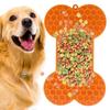 Bone Shape Silicone Licking Pad Pet Dog Peanut Butter Slow Food Bowl Eating for Cats Dogs Feeder Feeding Lickmat