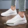 Fashion Spring Autumn Women's Shoes Leather PU Flat Fashion Luxury Designer Non Slip Lace Up Sneakers Casual Comfortable Vulcanized Shoe