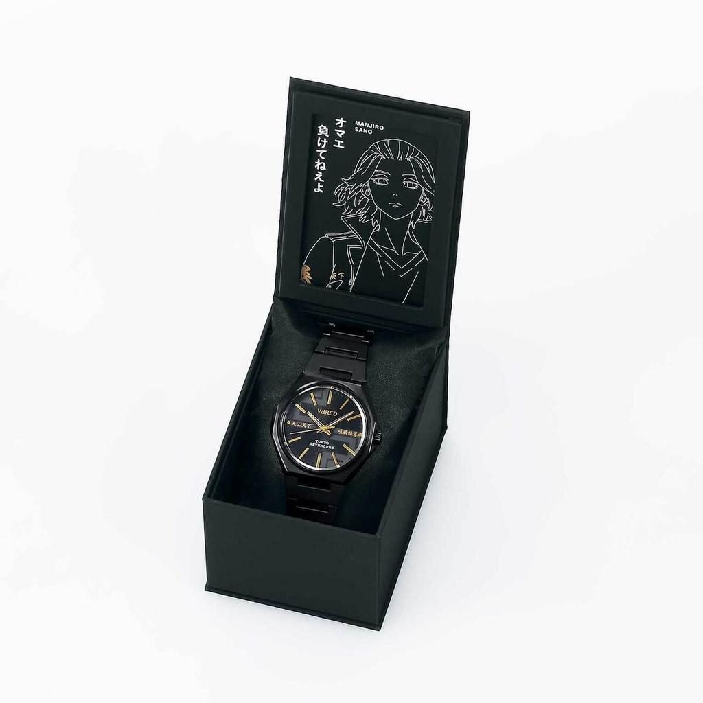 WIRED Tokyo Revengers Collaboration Model AGAK714 Black [Seiko Watch] Мужские