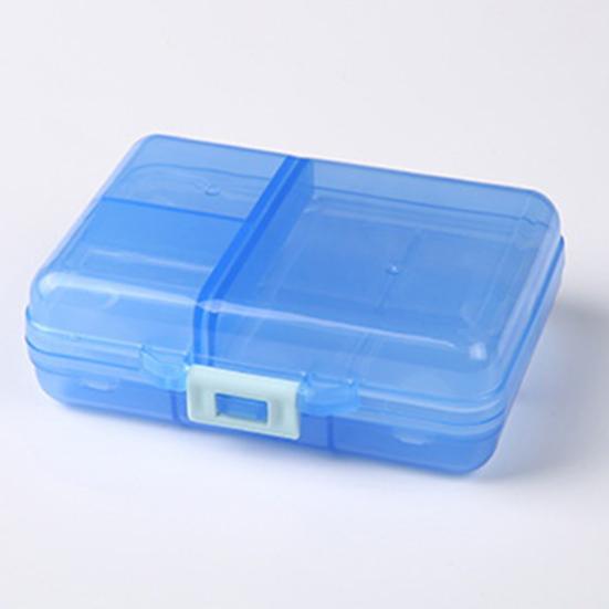 Коробка для таблеток многоразовая, устойчивая к трещинам, разделенная на влагостойкие классифицированные таблетки, прозрачная двухслойная с крышкой, аптечка для путешествий