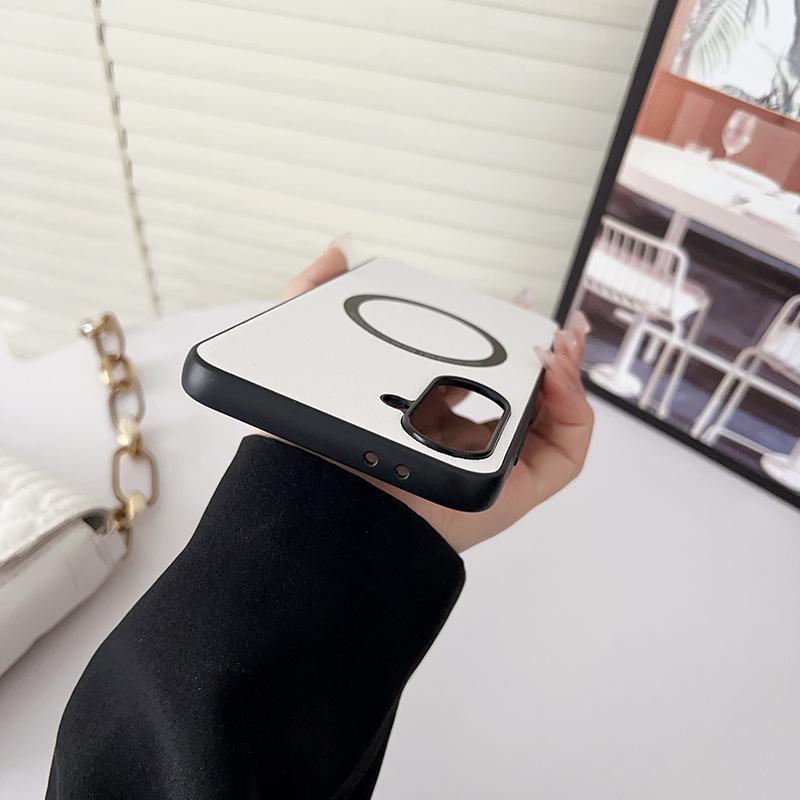 PU Leather Wireless Charging For Magnetic Case For Samsung Galaxy A6 A16 A36 G Soft Back Cover