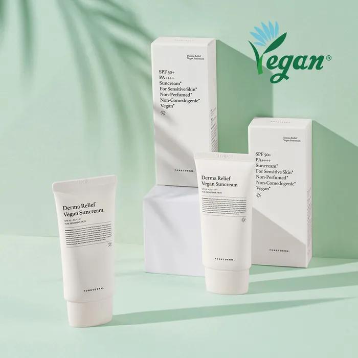 Derma Relief Vegan Fragrance Free Mineral Sunscreen SPF50+ PA++++