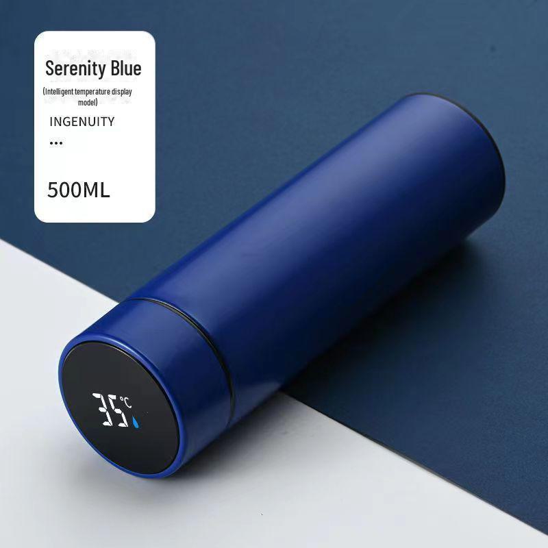 Интеллектуальная термокружка с цифровым дисплеем, нержавеющая сталь 304, большая вместимость, унисекс, идеально подходит для студентов и в качестве делового подарка.