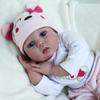 42cm 55cm Lifelike Reborn Dolls Realistic Full Silicone Baby Set Vinyl 55CM Newborn Girl Doll Princess Toddler Toy Gift