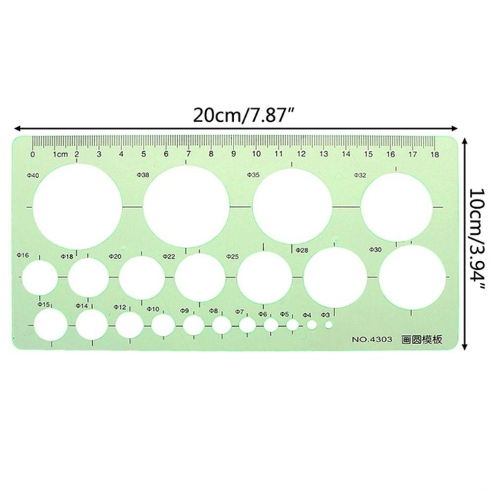Measuring Tool Circles Oval Multi Shaped Template Ruler Curve Ruler Geometric Ruler Drawing Ruler