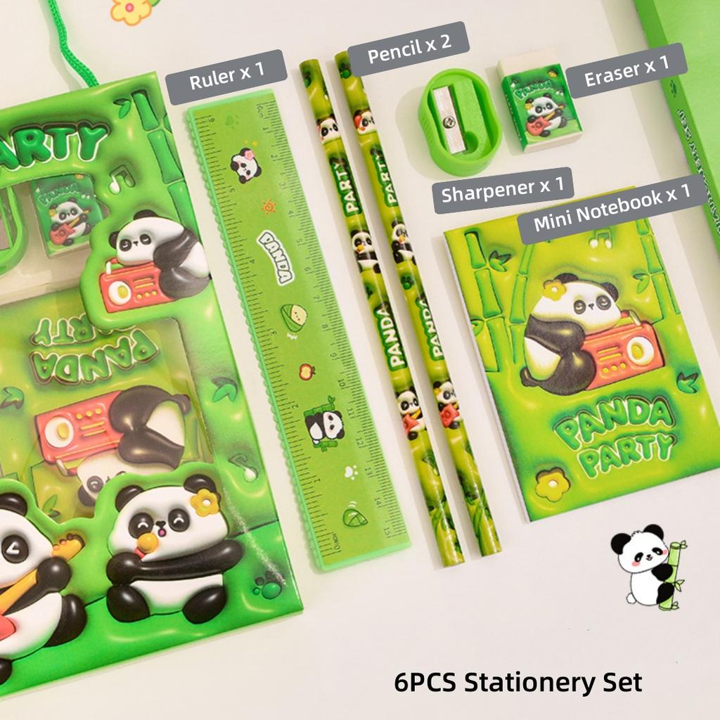 Pencil Set Essential Mini Notebook Set Stationery Set Colorful For Schools Students Pencil Cases