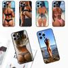 Sexy Bikini Girl Case For iPhone 15 14 Plus 11 12 13 Pro Max Mini X XR XS Max 7 8 Plus SE 2020 Back Cover