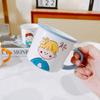 Cartoon Creative Couple Cup Boy Girl Student Water Cup Ceramic Cup Mug Against Cup Cute Breakfast Cup
