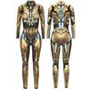 Punk Gothic Jumpsuit Catsuit Sexy Women Cosplay Costumes Halloween Bodysuit