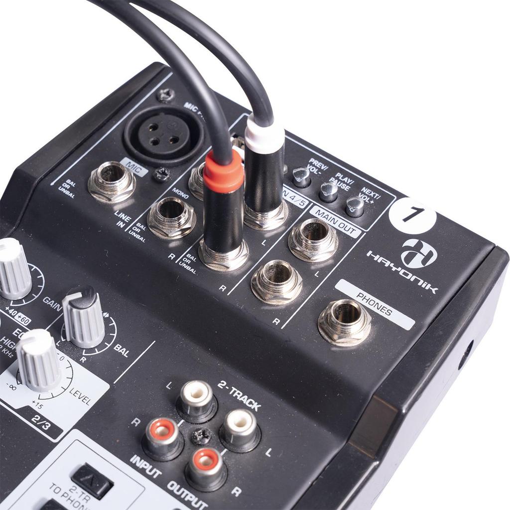 Позолоченный двойной RCA (папа) на двойной 6,35 мм аудиокабель с корпусом из алюминиевого сплава и экранированным проводом