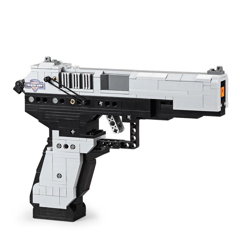 Cada Пистолет M23 Узи, пистолет-пулемет, военные строительные блоки WW2 для технической городской полиции, наборы моделей спецназа