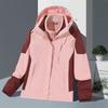 Унисекс съемный комплект из 3 предметов: куртка: Теплый спортивный костюм с капюшоном для осени и зимы