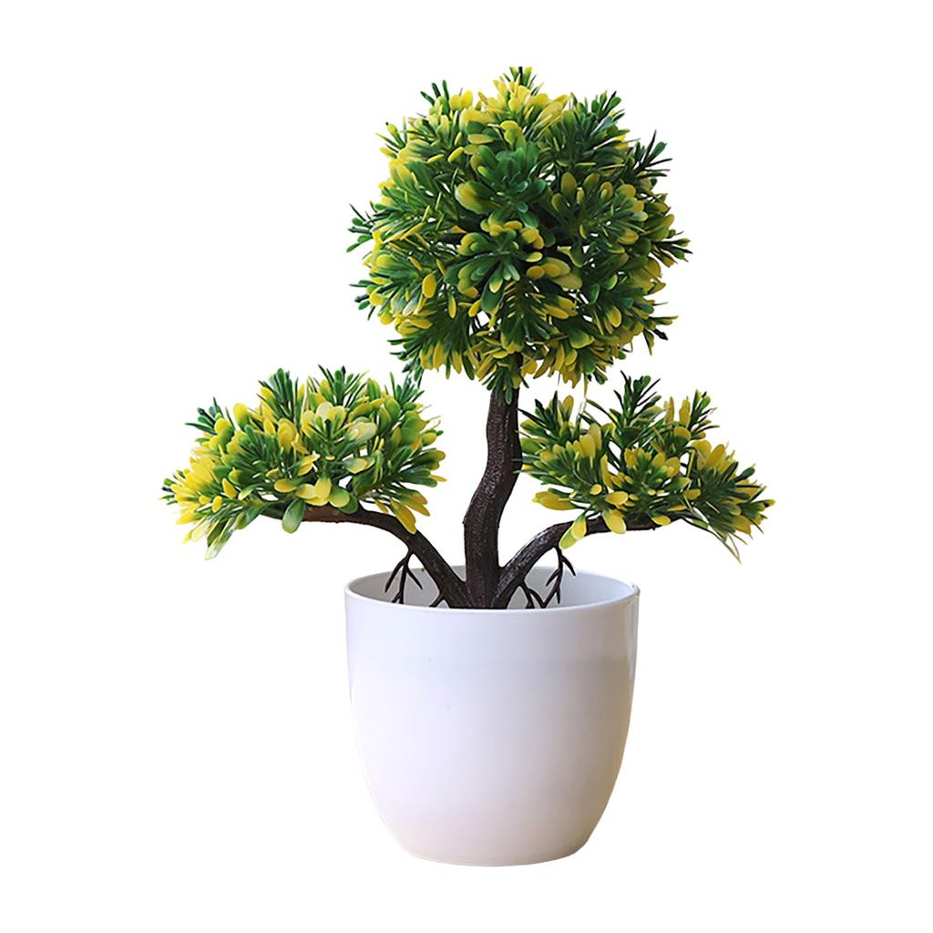 Имитация зеленого растения, украшения в горшках, комбинированные растения, украшения для рабочего стола в помещении, имитация искусственного цветка, растения бонсай