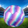 1pc Rainbow Starry Sky Size 5 Soccer Ball Professional Match Training Football Indoor &Outdoor Sports Ball Lightweight Durable m6514
