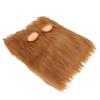 Lion Mane Wig Headgear Fancy Dress Up Halloween Clothes Mane Wig for Dogs Pet CostumeLight Brown L