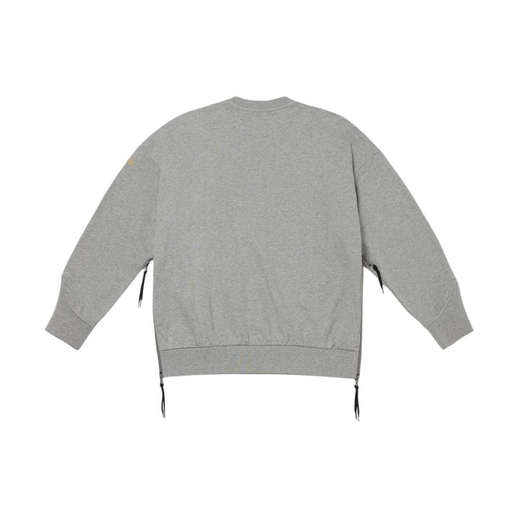Vans Block By Block Solid Color Crew Neck Side Split Zipper Long Sleeve Sweatshirt Men Sweatshirt Gray VN000H2MGRH