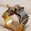 Vintage Bat Finger Ring Fashionable And Adjustable Statement Ring Adjustable Vintage Bat Ring