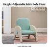 Height-Adjustable Young Child Chair Rounded Corners Childs Supportive Siderestchair Paddinged Seat Easy to Clean