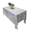 Rectangle Shiny Tablecloth Table Cloth Wedding Christmas Baby Shower Birthday Christmas Banquet Decor Home Dining Table Cover