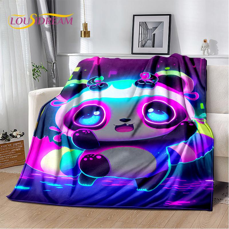 3D Dream Animal Cartoon Panda Милое одеяло, мягкое покрывало для дома, спальни, кровати, дивана, пикника, путешествия, офиса, покрывало, детский подарок