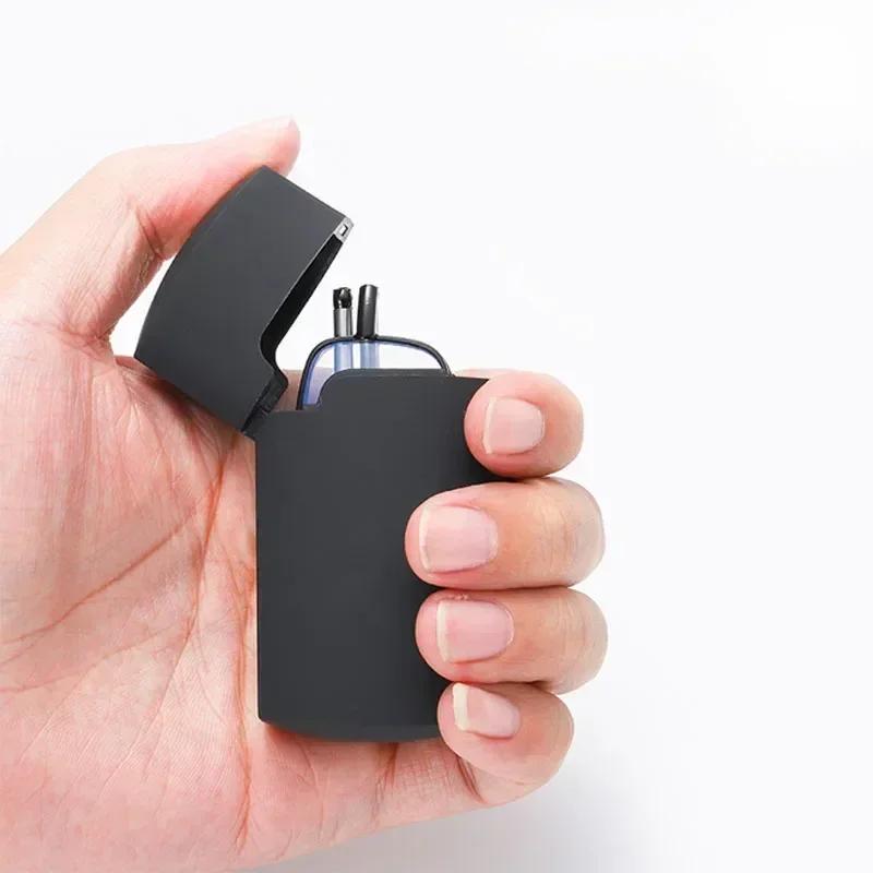 Мужские складные очки для чтения с футляром Винтажные HD Блокирующие синий свет Пресбиопия Женские Портативные Сверхлегкие Очки для дальнозоркости