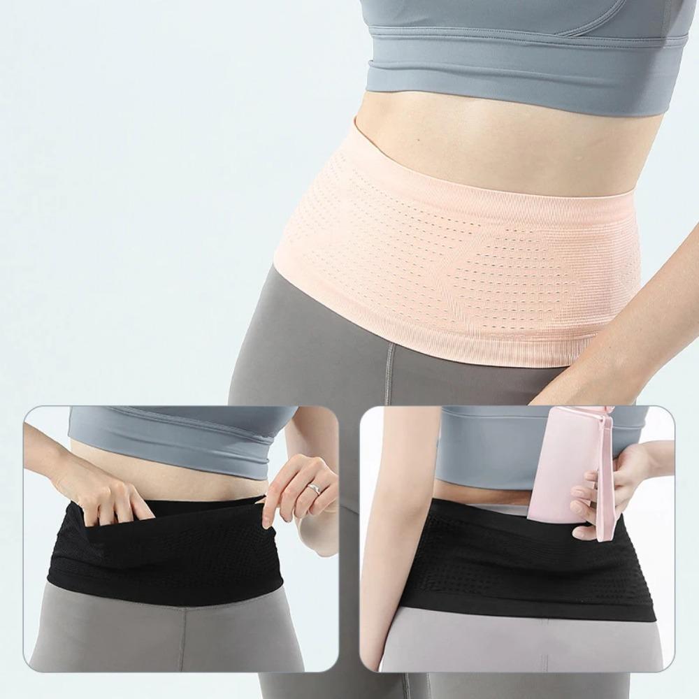 Seamless Invisible Running Sports Fanny Pack Gym Waist Belt Bag Lightweight Breathable Phone Bag Portable Elastic Cycling Pouch 6