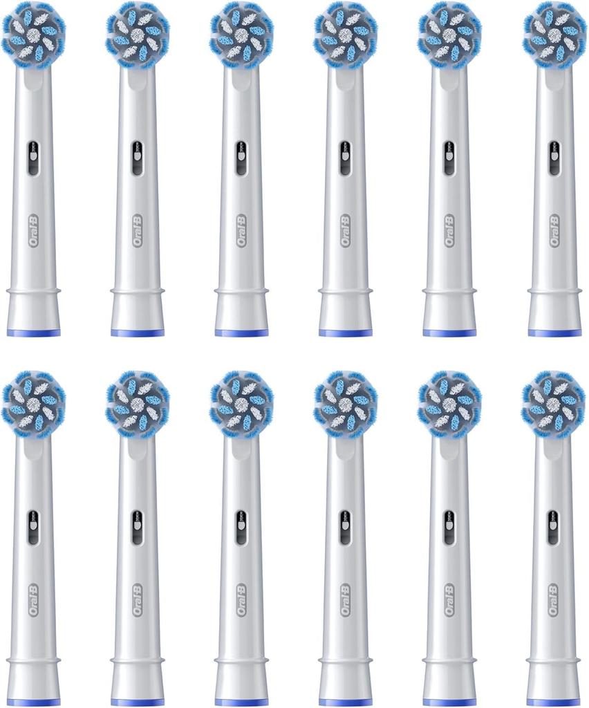 Braun Pro Replacement Soft Sensitive Oral-B Brushes, Ultra-Fine Bristles, Clean, 12-Pack, EB60X-12 [Used]