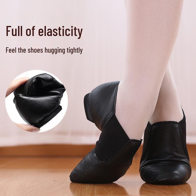 Стрейчевые тканевые джазовые и балетные танцевальные туфли для детей и взрослых - Идеально подходят для латиноамериканских танцев, практики и чирлидинга.