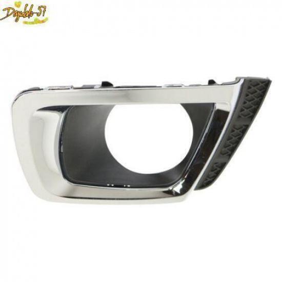 2PCS L+R Fits For Subaru Forester 2014-2017 Front bumper Fog Light cover Trim