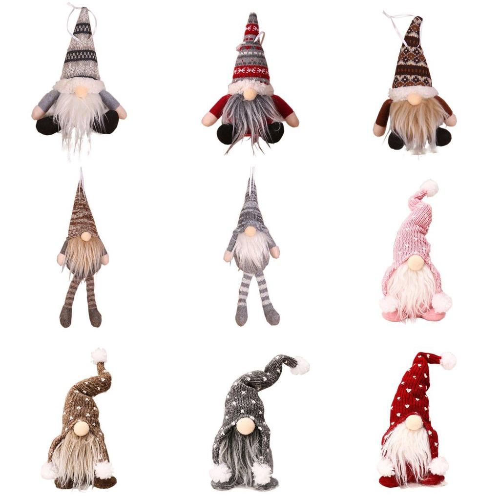 Праздничный Рождественский Гном Плюшевая Кукла Санта для Радостных Праздничных Украшений
