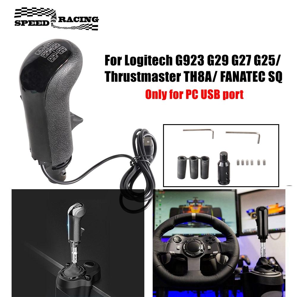 USB-ручка переключения передач для Logitech G29 G27 G25 G923 Thrustmaster TH8A High Low Gear Simulator PC USB-ручка переключения передач для ATS ETS2