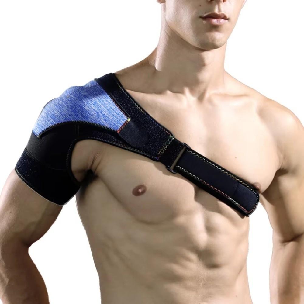 Breathable Shoulder Support Wrap Adjustable Shoulder Protector for Left and Right Shoulder Protect