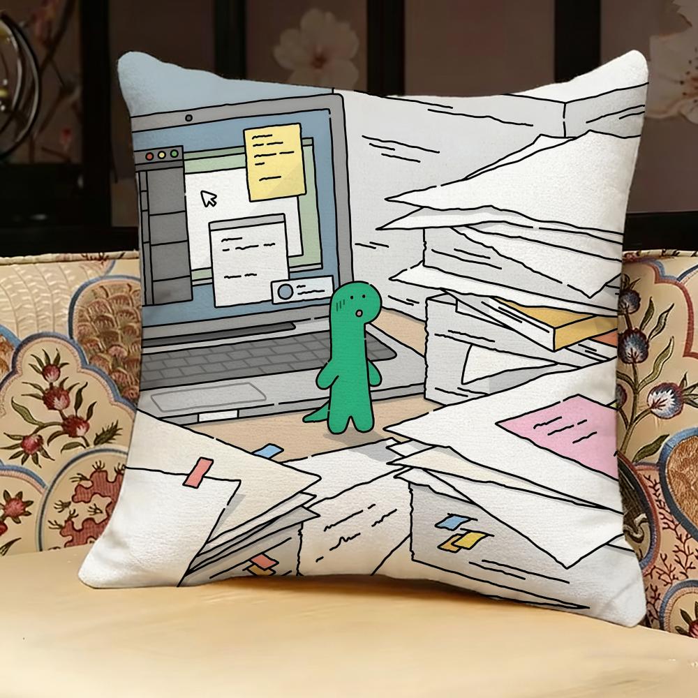 Jjoguman Art Pillow Case Pillowcase Doublesided Printed Sofa Cushion Bedroom Headboard Pillow