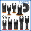 4/56PCS Oscillating Multitool Blade High Carbon Steel Arc Edge Cutting Saw Blade Quick Release Multi Tool Saw Blade For Wood PV