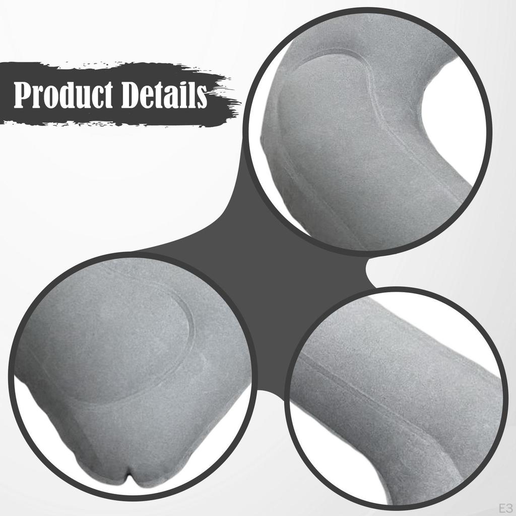 Air-Inflated Toilet Seat Support with Suction Cups for The Go