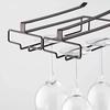 Wine Glasses Holder BartenderStemware Hanging Racks Under Cabinet Stemwares Organizer Glass Goblet Iron Rack Bar Kitchen Tools