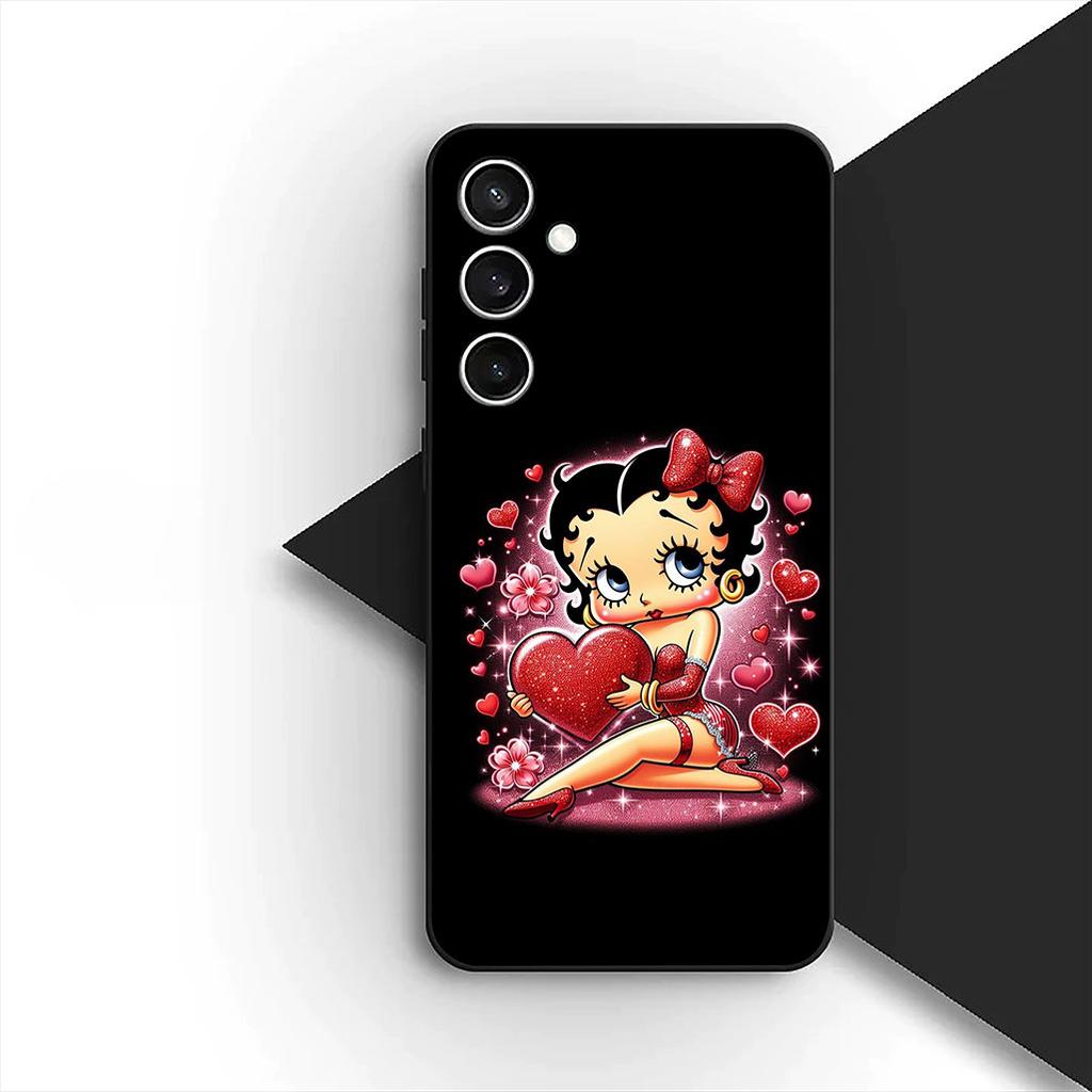 Чехол для Apple iPhone 16 14 15 Plus 11 Pro Max 16E ProMax + 16Plus 15+ 14+ Чехол для телефона Мягкий чехол Аниме B-Bettys Lovely B-Boops