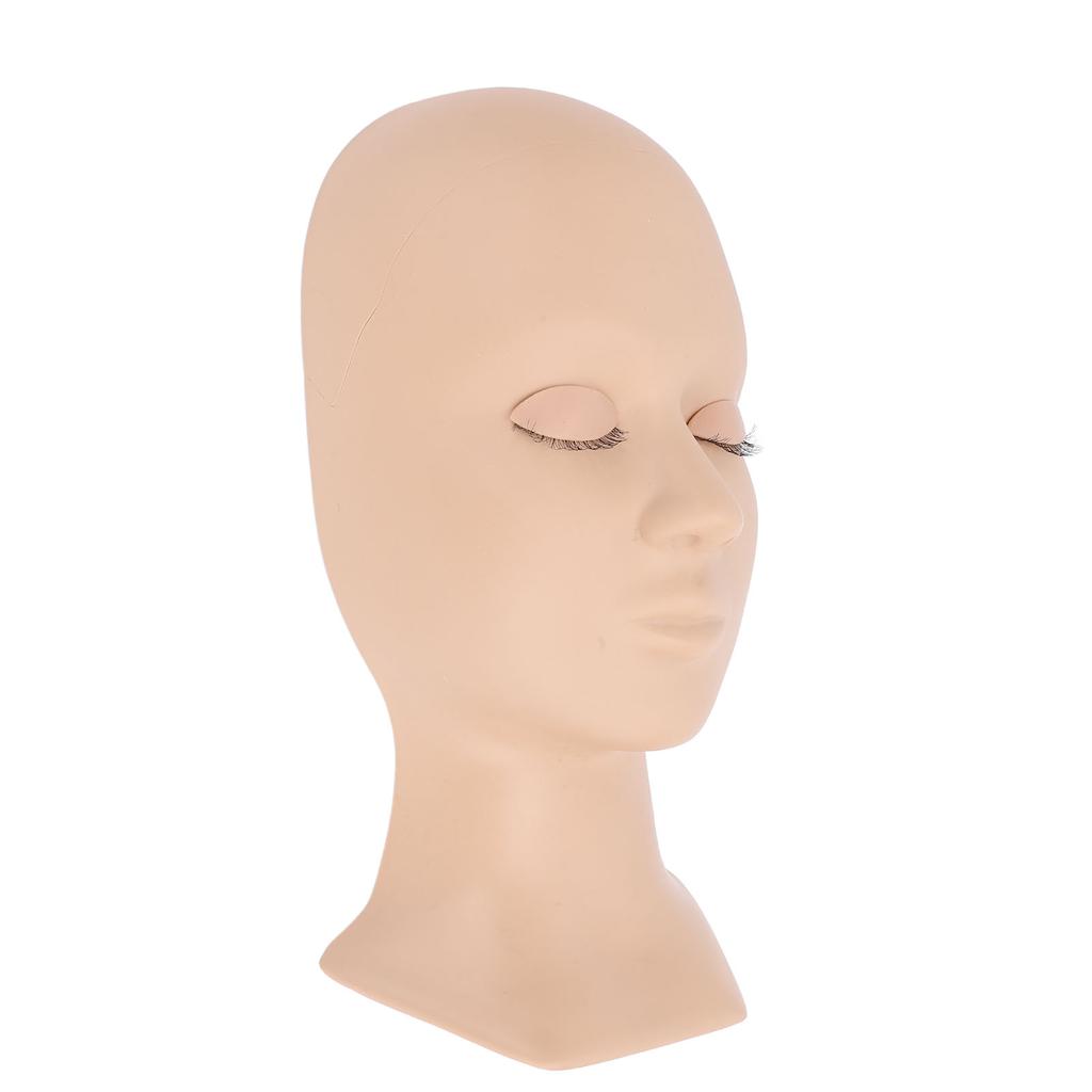 Съемная одинарная складная голова манекена для ресниц, силиконовая учебная модель для макияжа