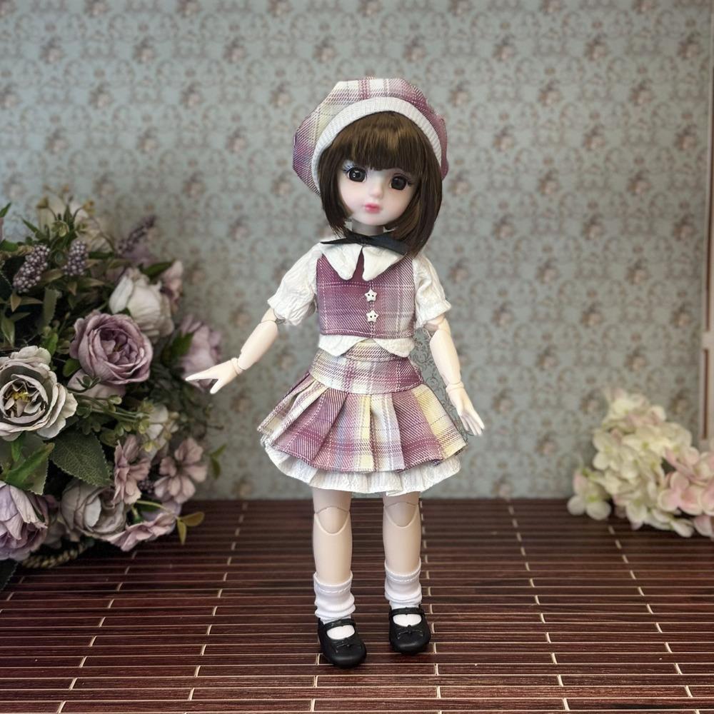 Кукла с одеждой и подвижными суставами, кукла для переодевания 1/6 BJD, кукла для одевания 30 см BJD, подарки для девочек