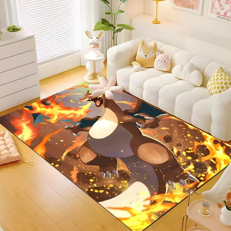 3D C-Charizard Printed Carpet Bedroom Play Mat Rug Bedroom Carpet Living Room Sofa Rug Crawl Mat Top 10 Festive Gifts Potdemiel