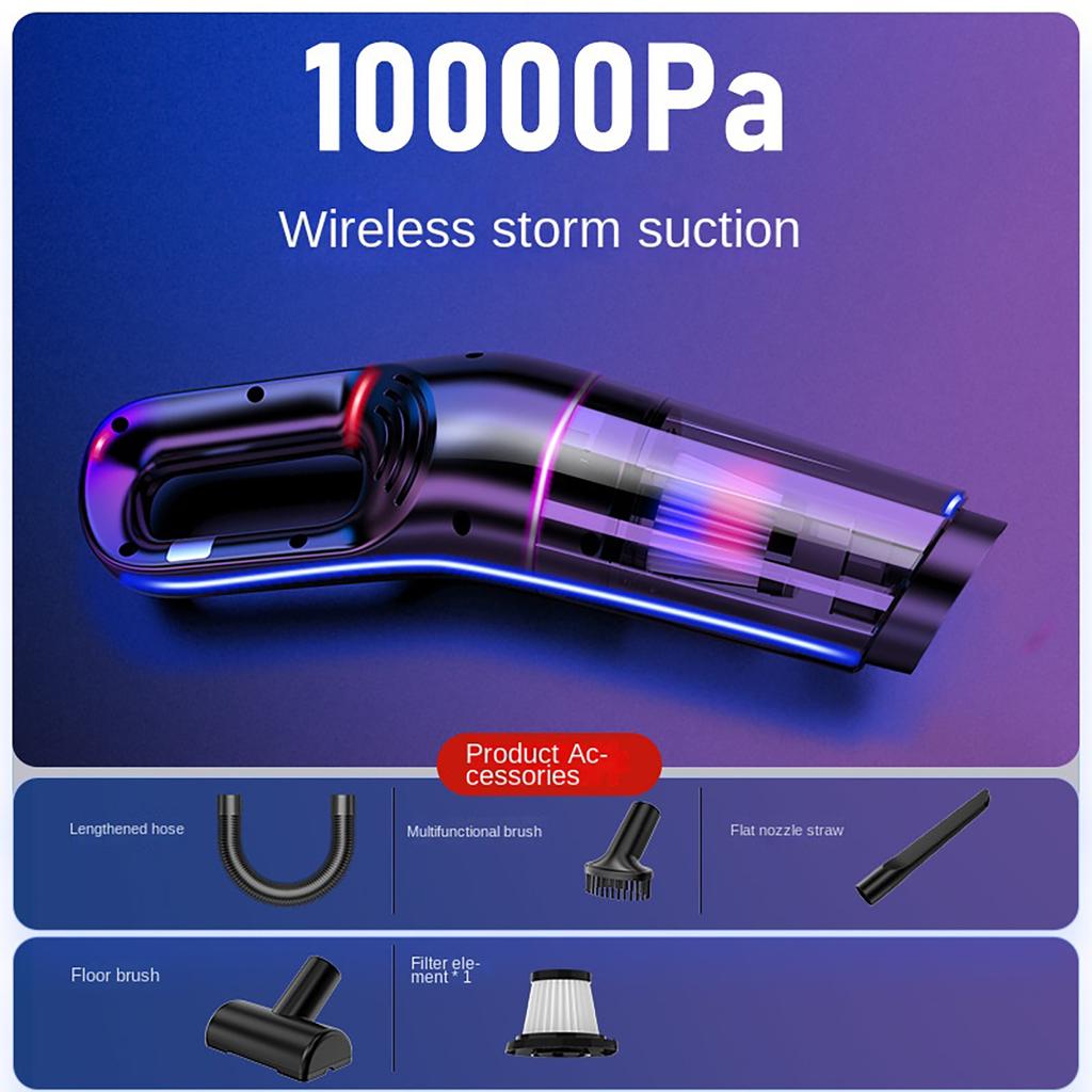 Ручной USB Зарядка Портативный Дом Автомобиль Беспроводной Уборка Пылесос, Высокая мощность Подходит Для Пыли И Шерсти Домашних Животных