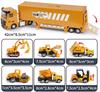 Carecoly Construction Vehicle Work Vehicle Set Construction Work DIY Car Engineering Toy Working Vehicle Work Vehicle Indoor Play Boys Birthday