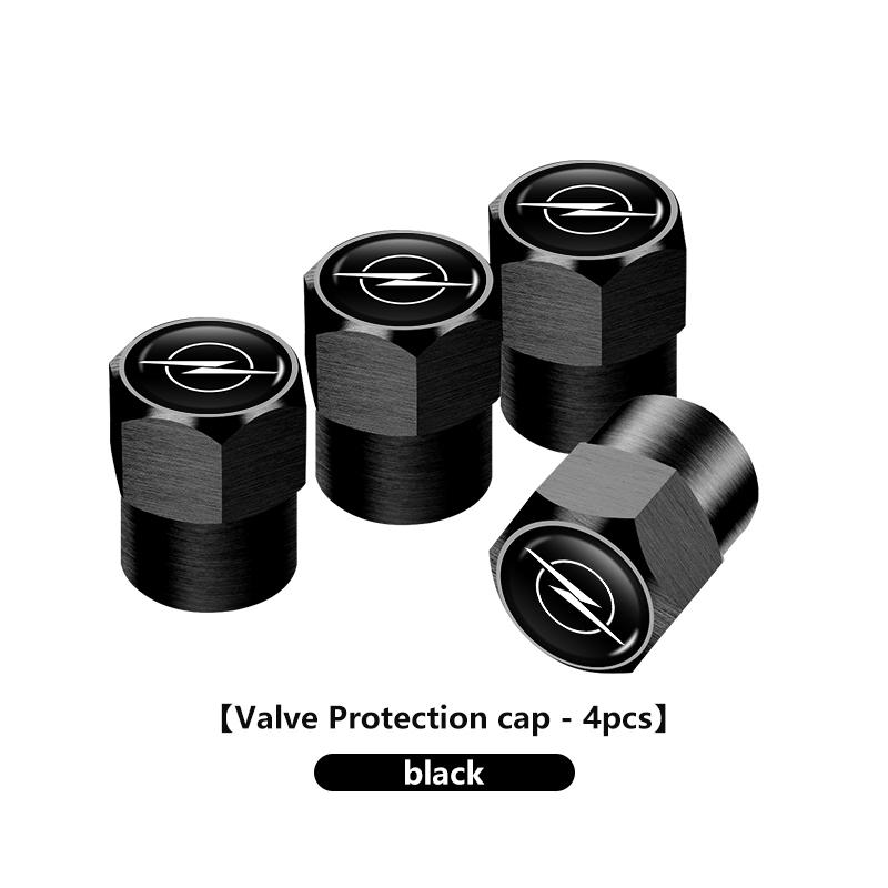 For Opel 4Pcs Metal Car Wheel Tire Valve Caps Rim Tyre Dust Cover Insignia Corsa Zafira Meriva Mokka Astra H K C D